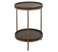 Zillon Brown Round End Table