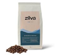 Zilva Coffee Beans - Ethiopia Mocha Light Roast 1kg - Suitable for All Coffee Machines - Roasted in the UK