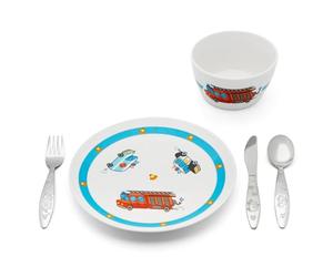 Zilverstad Crockery Set Emergency Vehicles Porcelain
