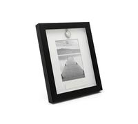 Zilverstad - Memory photo frame with ash holder 10x15 pp black