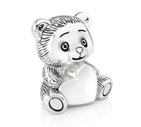Zilverstad 6757261 Money Box Bear with Heart Design Tarnish-Resistant Silver-Plated 8 x 7 x 12 cm