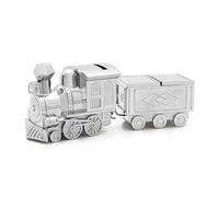 Zilverstad - Money Box & First Tooth/Hair Lock Box Train and Wagon