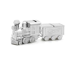 Zilverstad - Money Box & First Tooth/Hair Lock Box Train and Wagon