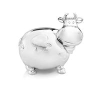 Zilverstad 6159261 Cow Money Box Large Tarnish Resistant 14 x 10 x 12.5 cm Silver Plated