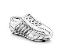 Zilverstad 6256261 Money Box Football Boot Design Tarnish-Resistant Silver-Plated 13.5 x 4.2 x 5 cm