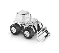 Zilverstad 6299261 Money Box Tractor Design Tarnish-Resistant Silver-Plated 14 x 8 x 9 cm