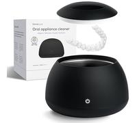 Dental Pod | Jet Black | Retainer Cleaner | Denture Cleaner | Ultrasonic Cleaning Machine for Dentures, Aligner, Retainer, Mouth Guard | Zima Dental