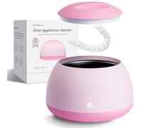Zima Dental Pod: Ultrasonic Retainer Cleaner. The Original Retainer Cleaner Machine, Aligner Cleaner, Nightguard Cleaner, Mouthguard Cleaner, Denture Cleaner. (Rose Pink)