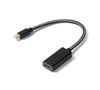 zimaboard Mini DisplayPort Male to HDMI Female Cable 4K 60Hz, Thunderbolt to HDMI Adapter Compatible, Macbook Pro, Microsoft Surface Series and any Other MiniDP Port
