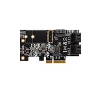 ZimaBoard PCIe to 5-Port SATA III Adapter Card, JMB585 Chipset, PCIe 3.0 SATA Expansion Card for NAS & Home Server, 6Gb/s SATA, FIS-Based Switching, Low Profile Bracket