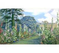 ZIMARO Classic Painting Wall Art Print Canvas Reproduction Marianne North Painter Alderley Garden Gloucestershire for Home Decor 60x90cm