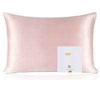 ZIMASILK 100% Mulberry Silk Pillowcase for hair and skin, 50x75 cm，1pc | Both Sides 19 Momme Premium Grade 6A Silk, Soft & Smooth, 600 Thread Count, Hidden Zipper, Light plum