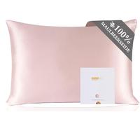 ZIMASILK 100% Mulberry Silk Pillowcase for Hair and Skin,Both Sides 19 Momme Silk, 1pc (40x80 cm, Light Plum)