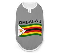 Zimbabwe Flag Funny Dog Vest Cute Sleeveless Pet Shirt Pullover Cats T-Shirts Tank Tops M