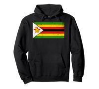 Zimbabwe Flag Graphic For Men Women Kids Pullover Hoodie