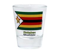 Zimbabwe Flag Shot Glass
