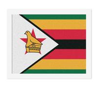 Zimbabwe Flag Wall Art Posters & Prints Stylish Digital Paintings Wall Hanging Decor for Bedroom Living Room