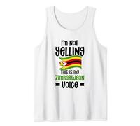 Zimbabwe Flag Zimbabwean Tank Top