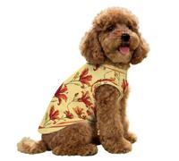 Zimbabwe Flame Lily Dog Shirt Sleeveless Tshirt Pet Vest XS