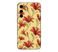 Zimbabwe Flame Lily Phone Case Compatible with Samsung S23/Plus/Ultra Protective Case Cute Mobile Phone Cover