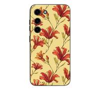 Zimbabwe Flame Lily Phone Case Compatible with Samsung S23/Plus/Ultra Protective Case Cute Mobile Phone Cover
