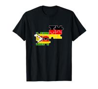 Zimbabwe Germany Flag German Zimbabwean T-Shirt