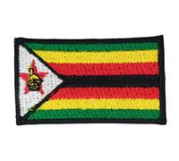 Zimbabwe National Country Flag Iron Sew on Embroidered Patch