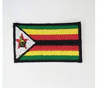 Zimbabwe National Country Flag Large Iron Sew on Embroidered Patch