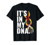 Zimbabwe Roots Flag Fingerprint Graphic Patriotic T-Shirt