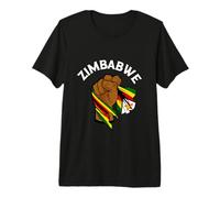 Zimbabwean Flag Zimbabwe Handfist Heritage Zimbabwean Pride Premium T-Shirt