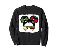 Zimbabwean Girl Zimbabwe Pride Zimbabwean Flag Roots Sweatshirt
