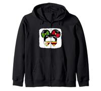 Zimbabwean Girl Zimbabwe Pride Zimbabwean Flag Roots Zip Hoodie