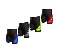 Zimco Active Triathlon Shorts Mens Tri Shorts Mens 2 Rear Pockets (Red, XL), Red, X-Large