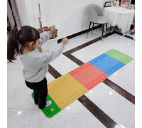ZIMGOD Carpeted Long Jump Mat Measurement Tool, Indoor Floor Mat for Jumping Measuring, Long Jump Test Rug Pad, Jump Training Equipment Carpet (Color : Kids)