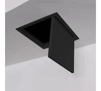 ZIMGOD Ceiling/Wall Access Panel Cover Black Metal, Magnetic Access Door for Drywall Tile, Flush Mount Inspection Door Hatch, Wiring Plumbing Cover Plate(20x50cm(8x20in))