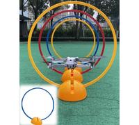 ZIMGOD Outdoor Drone Racing Training Set with Base, Quadcopter Flying Racing Gate Door for Beginner, Home Fpv Rc Planes Avoid Obstacles Kit(Blue,50cm/19.7")