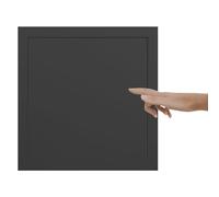 ZIMGOD Small Square Access Panel for Drywall Ceiling, Touch Latch Access Door Cover 6x6 8x8 10x10 12x12 14x14 16x16 24x24 inch, Plumbing Wall Hole Plate(Black,34x34cm(13.4x13.4in))