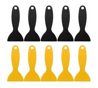 ZIMISI 10PCS Plastic Spatula Scraper, Non-Scratch Flexible Putty Knife, Car Sticker Installation Tool, Air Bubble Remover Tool, Paint Scrapers for 3D Printing Resin Removal/Spackling Decal