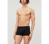 Zimmerli Mens Zimmerli Pure Comfort Classic-Fit Stretch-Cotton Trunks Black XL