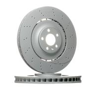2x Brake disc Vented 100.3380.70 ZIMMERMANN for AUDI A7 Sportback A6 C7 A8 D4