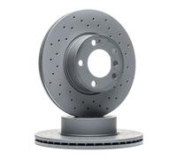 X2 PCS L&R SIDES FITS BMW 1 SPORTS HATCH 125 I BRAKE DISC 150.2900.52 ZIMMERMANN