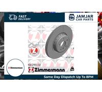 ZIMMERMANN 150.2951.32 Brake Disc Front 66mm Height Fits BMW 5 Series X3 X4 Z4