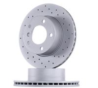 2x Brake disc internally vented 150.3423.52 ZIMMERMANN for BMW 1