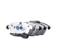 ZIMMERMANN Brake pad set 23587.900.1 incl. wear warning contact Photo corresponds to scope of supply VOLKSWAGEN: Scirocco III, Golf 7, Golf 5