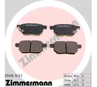ZIMMERMANN 25016.143.1 Brake pad set