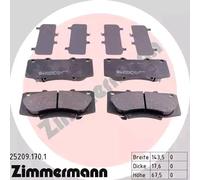ZIMMERMANN 25209.170.1 Brake pad set