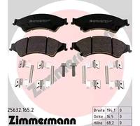 ZIMMERMANN 25632.165.2 Brake pad set