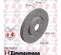 ZIMMERMANN 290.2269.52 Brake disc
