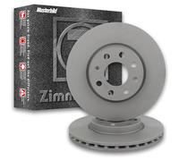 ZIMMERMANN 430.2646.53 2x Front Brake Discs Diameter 321 mm Internally Vented Slotted Compatible with Vauxhall Insignia Caravan 13514539 13517853 13521005