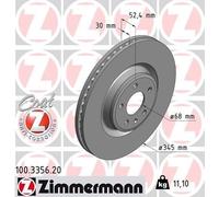 ZIMMERMANN 100.3356.20 Brake disc